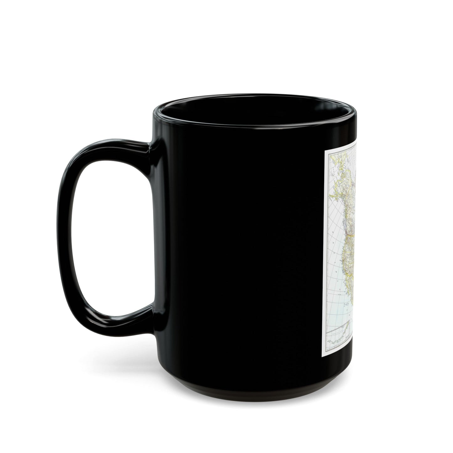 North America (1942) (Map) Black Coffee Mug-The Sticker Space