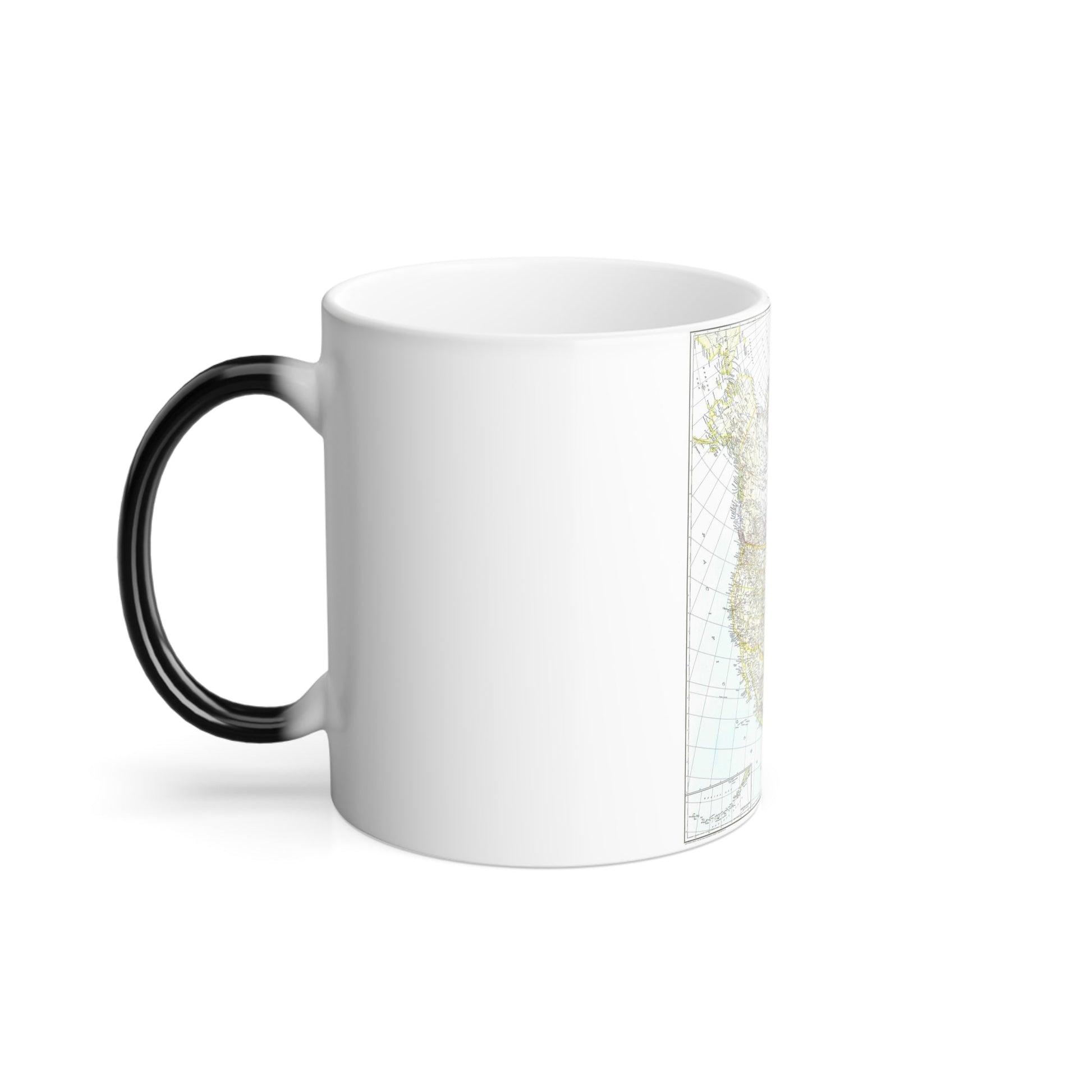 North America (1942) (Map) Color Changing Mug 11oz-11oz-The Sticker Space