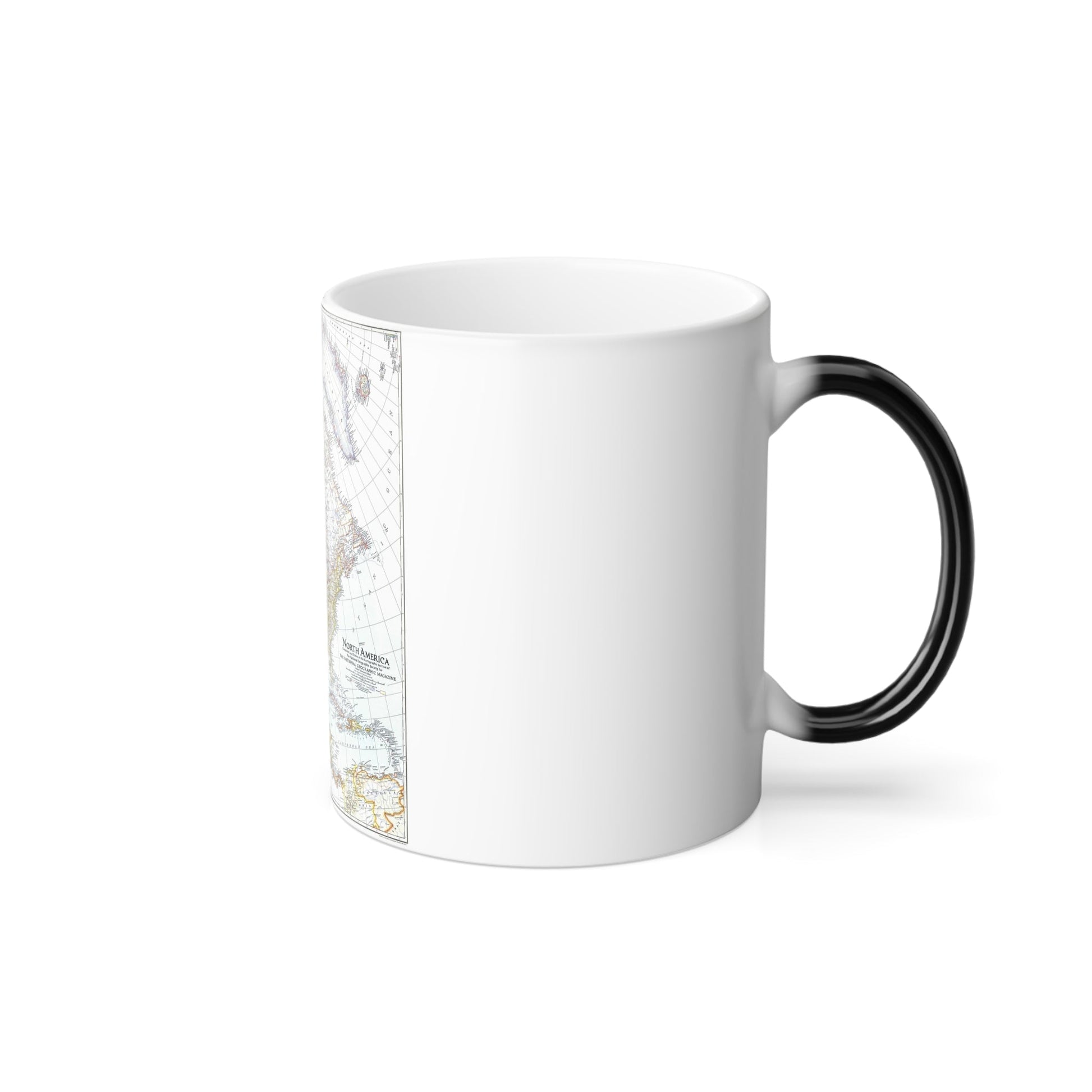 North America (1942) (Map) Color Changing Mug 11oz-11oz-The Sticker Space