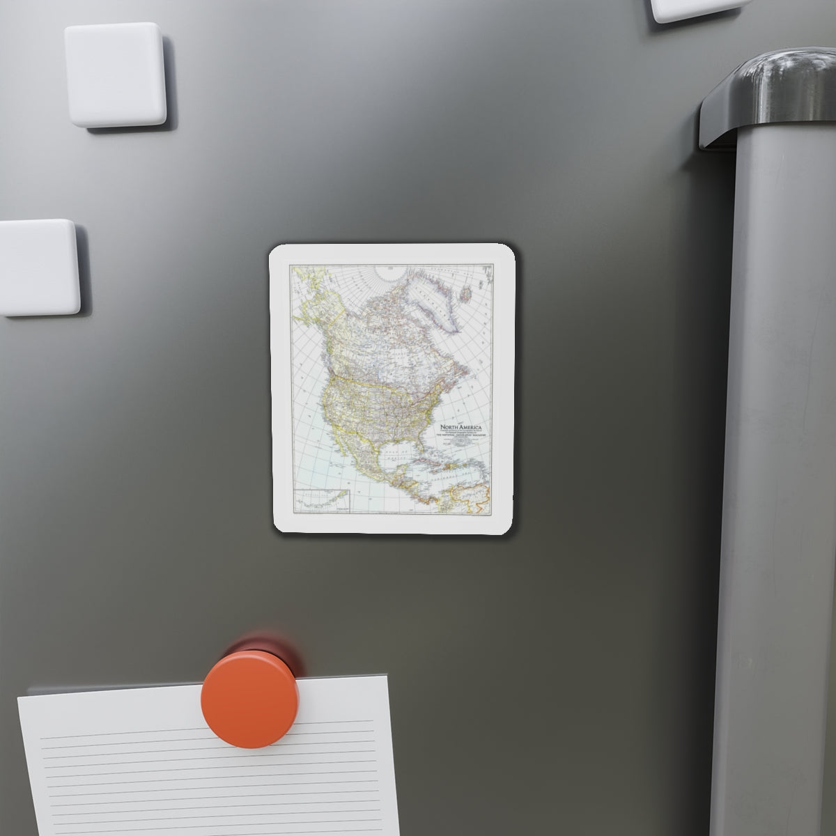 North America (1942) (Map) Refrigerator Magnet-The Sticker Space