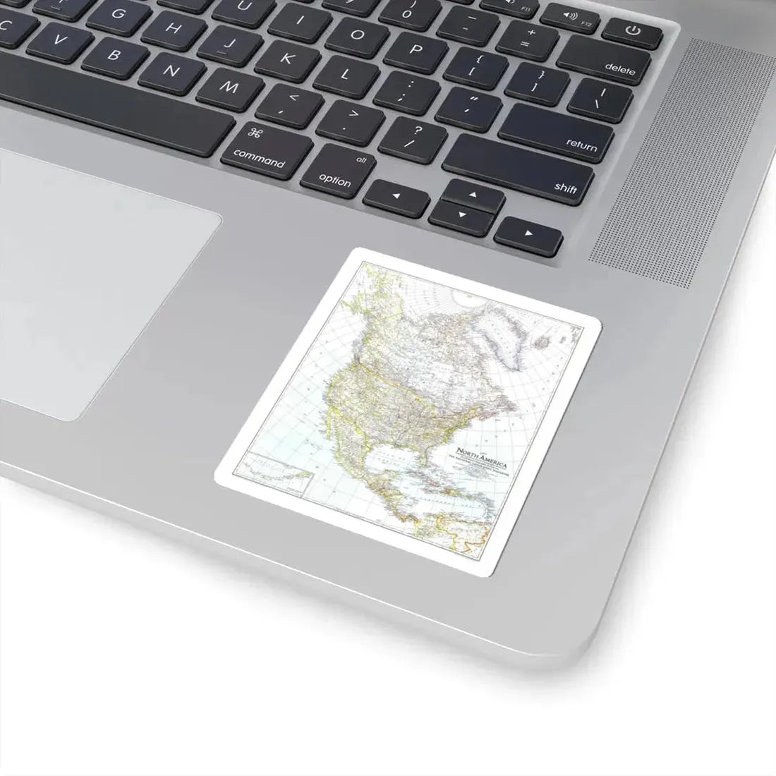 North America (1942) (Map) STICKER Vinyl Kiss-Cut Decal - The Sticker Space