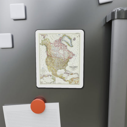 North America (1952) (Map) Refrigerator Magnet-The Sticker Space