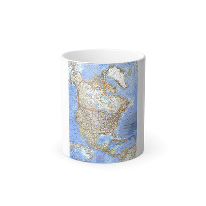 North America (1964) (Map) Color Changing Mug 11oz-11oz-The Sticker Space