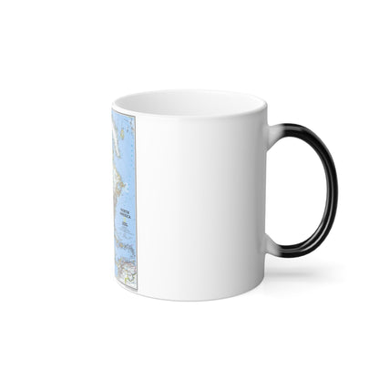 North America (2005) (Map) Color Changing Mug 11oz-11oz-The Sticker Space