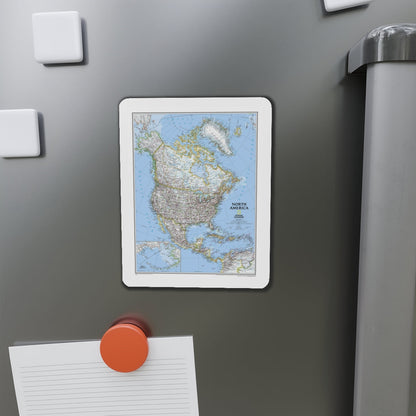 North America (2005) (Map) Refrigerator Magnet-The Sticker Space