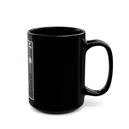 North America - Above the Rockies Through Digital Eyes (1995) (Map) Black Coffee Mug-The Sticker Space