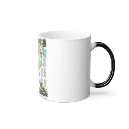 North America - Age of Dinosaurs (1993) (Map) Color Changing Mug 11oz-11oz-The Sticker Space