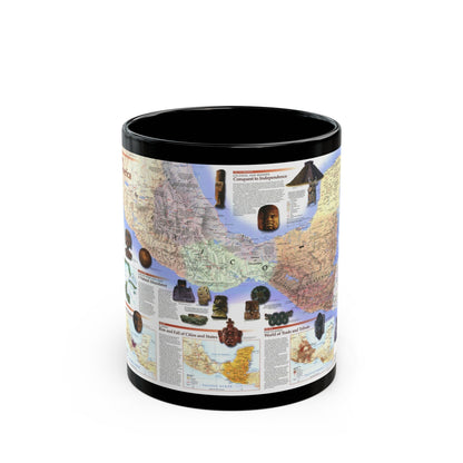 North America - Ancient Mesoamerica (1997) (Map) Black Coffee Mug-11oz-The Sticker Space