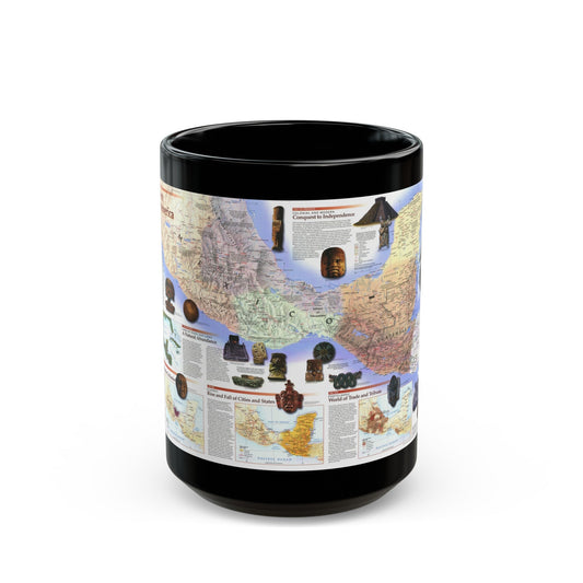 North America - Ancient Mesoamerica (1997) (Map) Black Coffee Mug-15oz-The Sticker Space
