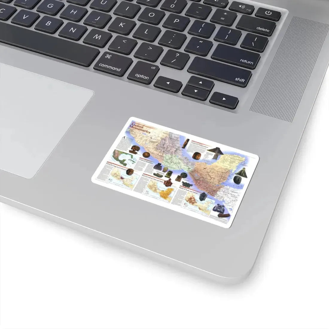 North America - Ancient Mesoamerica (1997) (Map) STICKER Vinyl Kiss-Cut Decal - The Sticker Space