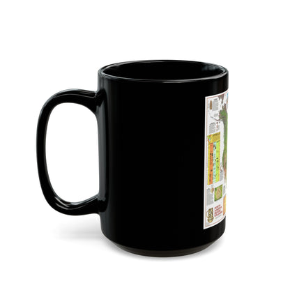 North America - Before Columbus (1972) (Map) Black Coffee Mug-The Sticker Space