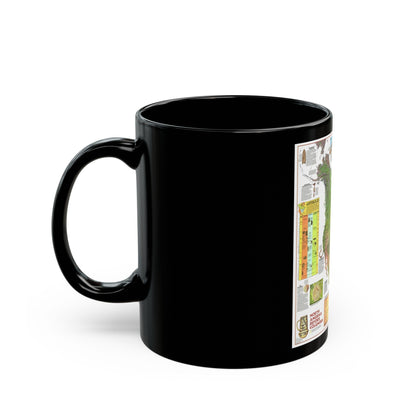 North America - Before Columbus (1972) (Map) Black Coffee Mug-The Sticker Space