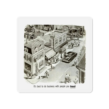 North America Companies ad, Collier's, September 13, 1952 (Magazine Illustration) Refrigerator Magnet - The Sticker Space