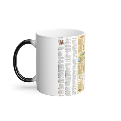 North America - Indian America - What You Can Visit Today (1991) (Map) Color Changing Mug 11oz-11oz-The Sticker Space