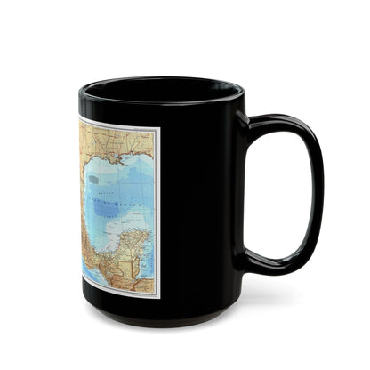 North America - Mexico (1994) (Map) Black Coffee Mug-The Sticker Space