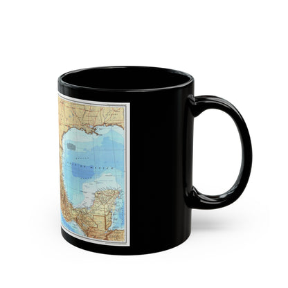 North America - Mexico (1994) (Map) Black Coffee Mug-The Sticker Space