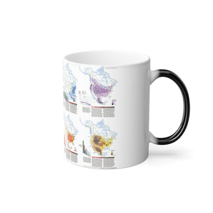 North America - Natural Hazards (1998) (Map) Color Changing Mug 11oz-11oz-The Sticker Space