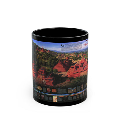 North America - The Mesoamericans (1997) (Map) Black Coffee Mug-11oz-The Sticker Space