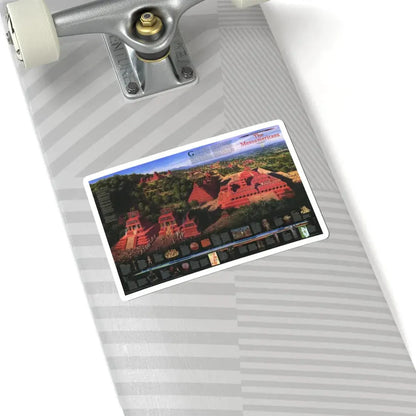 North America - The Mesoamericans (1997) (Map) STICKER Vinyl Kiss-Cut Decal - The Sticker Space
