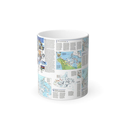 North America - The North (1997) (Map) Color Changing Mug 11oz-11oz-The Sticker Space