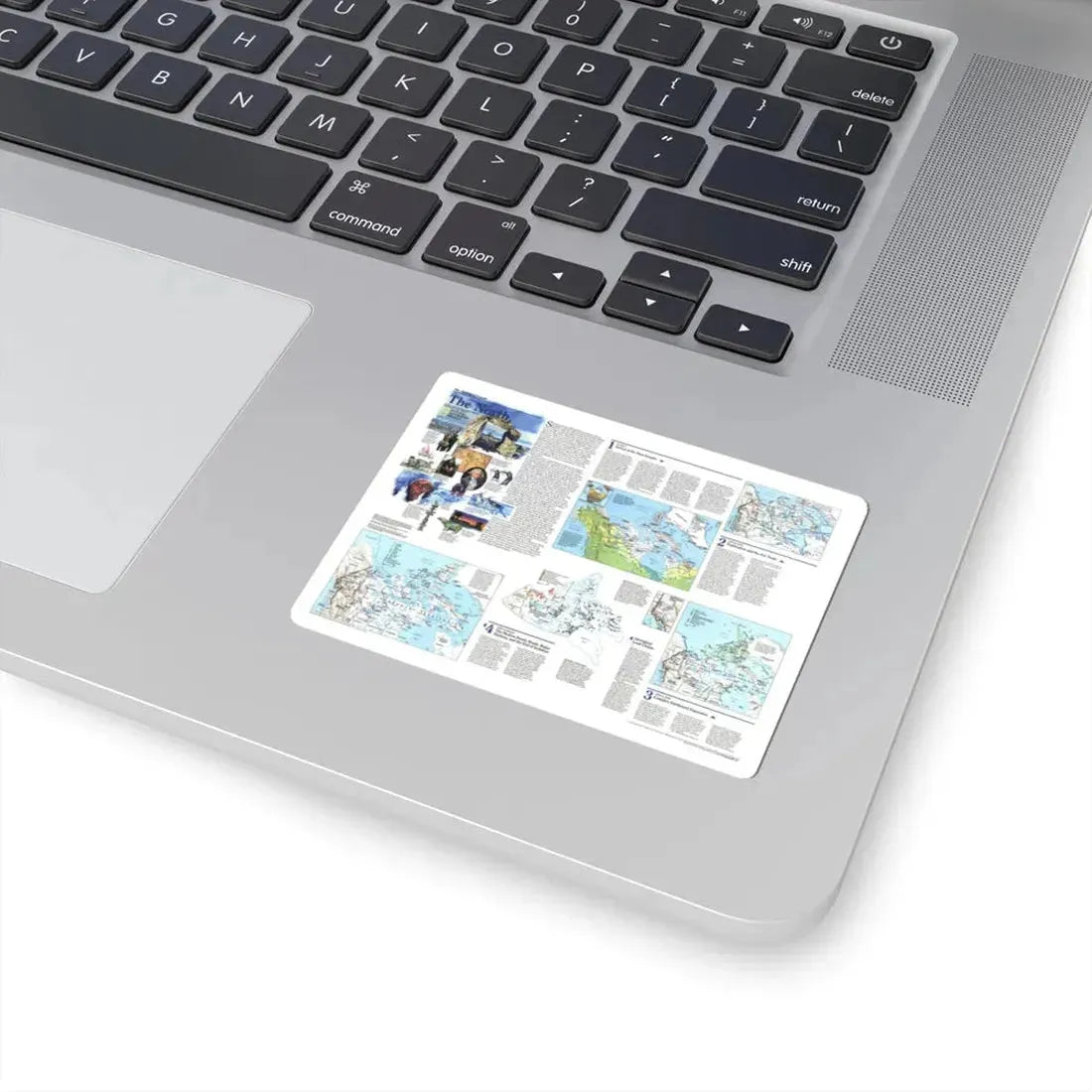 North America - The North (1997) (Map) STICKER Vinyl Kiss-Cut Decal - The Sticker Space