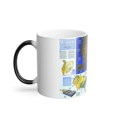 North America - Water- Precious Resource (1993) (Map) Color Changing Mug 11oz-11oz-The Sticker Space