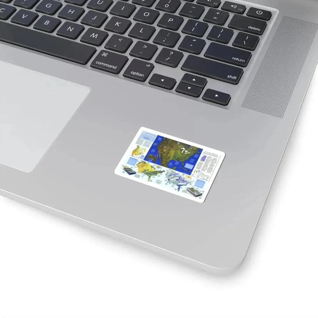 North America - Water- Precious Resource (1993) (Map) STICKER Vinyl Kiss-Cut Decal - The Sticker Space