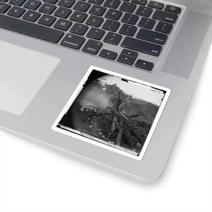 North Anna River, Va. Destroyed Bridge of the Richmond and Fredericksburg Railroad (U.S. Civil War) STICKER Vinyl Kiss-Cut Decal - The Sticker Space