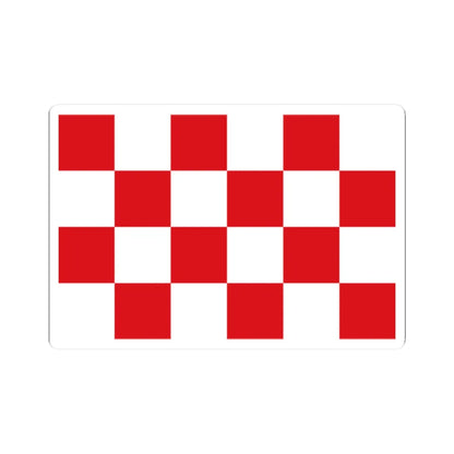 North Brabant-Flag (Netherlands) (Coat of Arms) STICKER Vinyl Kiss-Cut Decal 2 Inch White - The Sticker Space