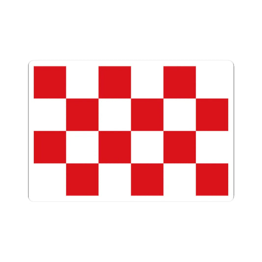 North Brabant-Flag (Netherlands) (Coat of Arms) STICKER Vinyl Kiss-Cut Decal 2 Inch White - The Sticker Space