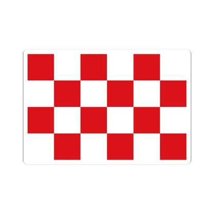 North Brabant-Flag (Netherlands) (Coat of Arms) STICKER Vinyl Kiss-Cut Decal 3 Inch White - The Sticker Space