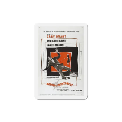 North by Northwest 1959 Movie Poster Refrigerator Magnet 3 Inch - The Sticker Space