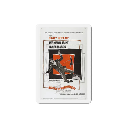 North by Northwest 1959 Movie Poster Refrigerator Magnet - The Sticker Space