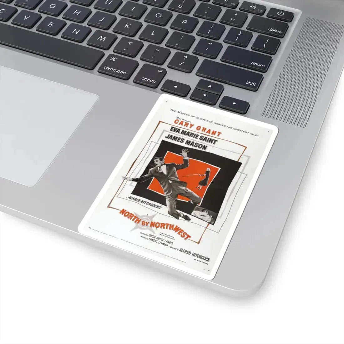 North by Northwest 1959 Movie Poster - STICKER Vinyl Kiss-Cut Decal - The Sticker Space