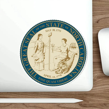North Carolina State Seal v2 STICKER Vinyl Die-Cut Decal - The Sticker Space