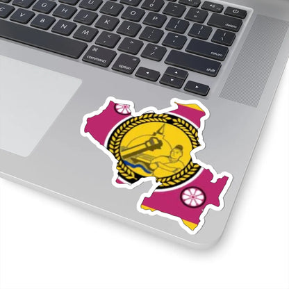 North Central Province Flag-map (Sri Lanka) STICKER Vinyl Kiss-Cut Decal - The Sticker Space