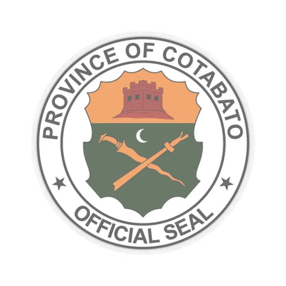 North Cotabato Seal (Philippines) STICKER Vinyl Kiss-Cut Decal 2 Inch Transparent - The Sticker Space