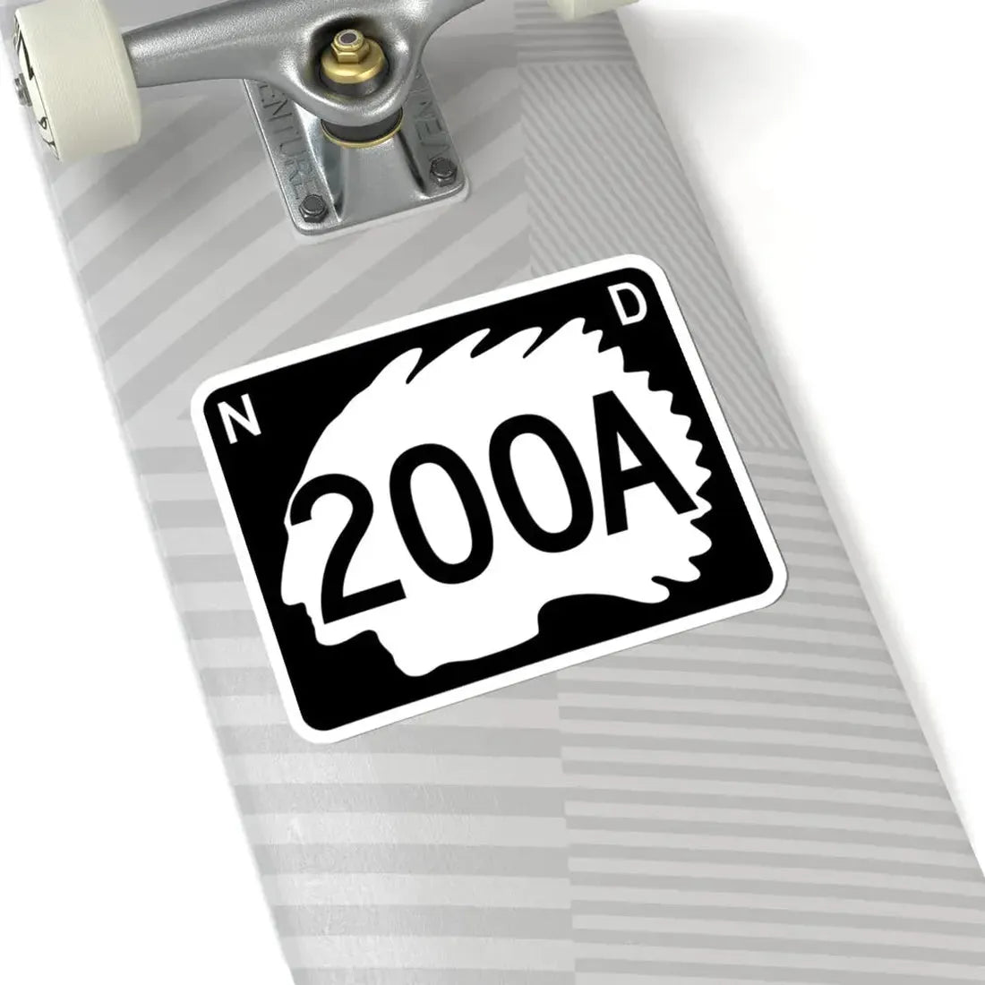 North Dakota 200A (North Dakota) (Road Sign) STICKER Vinyl Kiss-Cut Decal - The Sticker Space