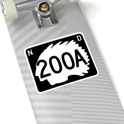 North Dakota 200A (North Dakota) (Road Sign) STICKER Vinyl Kiss-Cut Decal - The Sticker Space