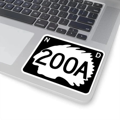North Dakota 200A (North Dakota) (Road Sign) STICKER Vinyl Kiss-Cut Decal - The Sticker Space