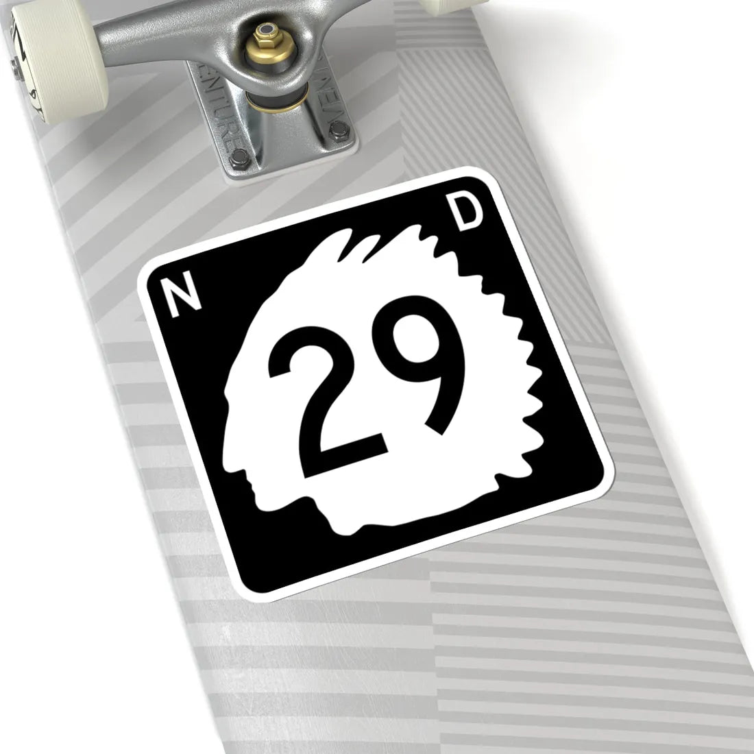 North Dakota 29 (North Dakota) (Road Sign) STICKER Vinyl Kiss-Cut Decal - The Sticker Space
