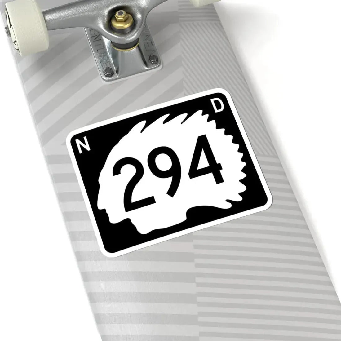 North Dakota 294 (North Dakota) (Road Sign) STICKER Vinyl Kiss-Cut Decal - The Sticker Space