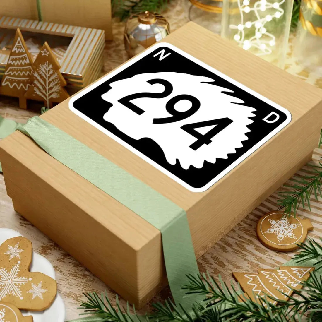 North Dakota 294 (North Dakota) (Road Sign) STICKER Vinyl Kiss-Cut Decal - The Sticker Space