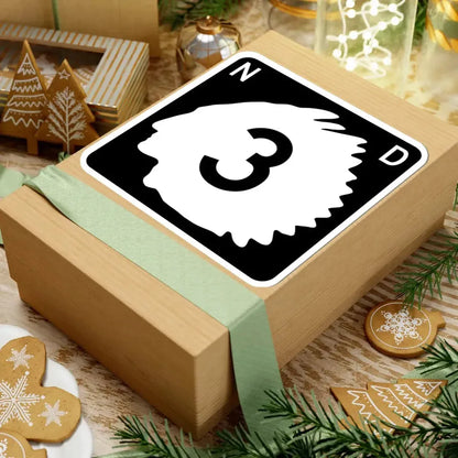 North Dakota 3 (North Dakota) (Road Sign) STICKER Vinyl Kiss-Cut Decal - The Sticker Space