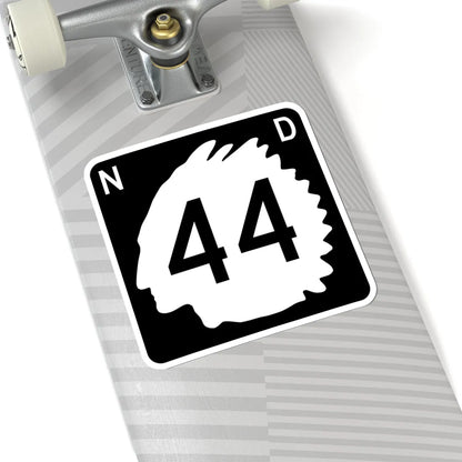 North Dakota 44 (North Dakota) (Road Sign) STICKER Vinyl Kiss-Cut Decal - The Sticker Space