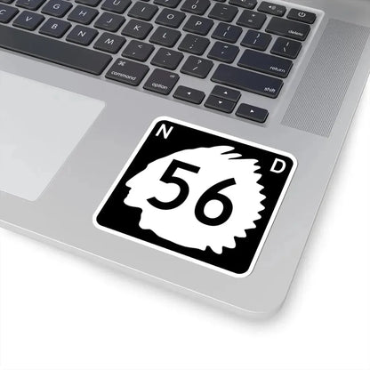 North Dakota 56 (North Dakota) (Road Sign) STICKER Vinyl Kiss-Cut Decal - The Sticker Space