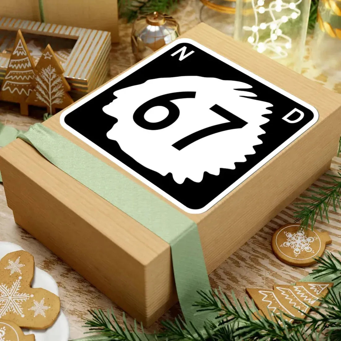 North Dakota 67 (North Dakota) (Road Sign) STICKER Vinyl Kiss-Cut Decal - The Sticker Space