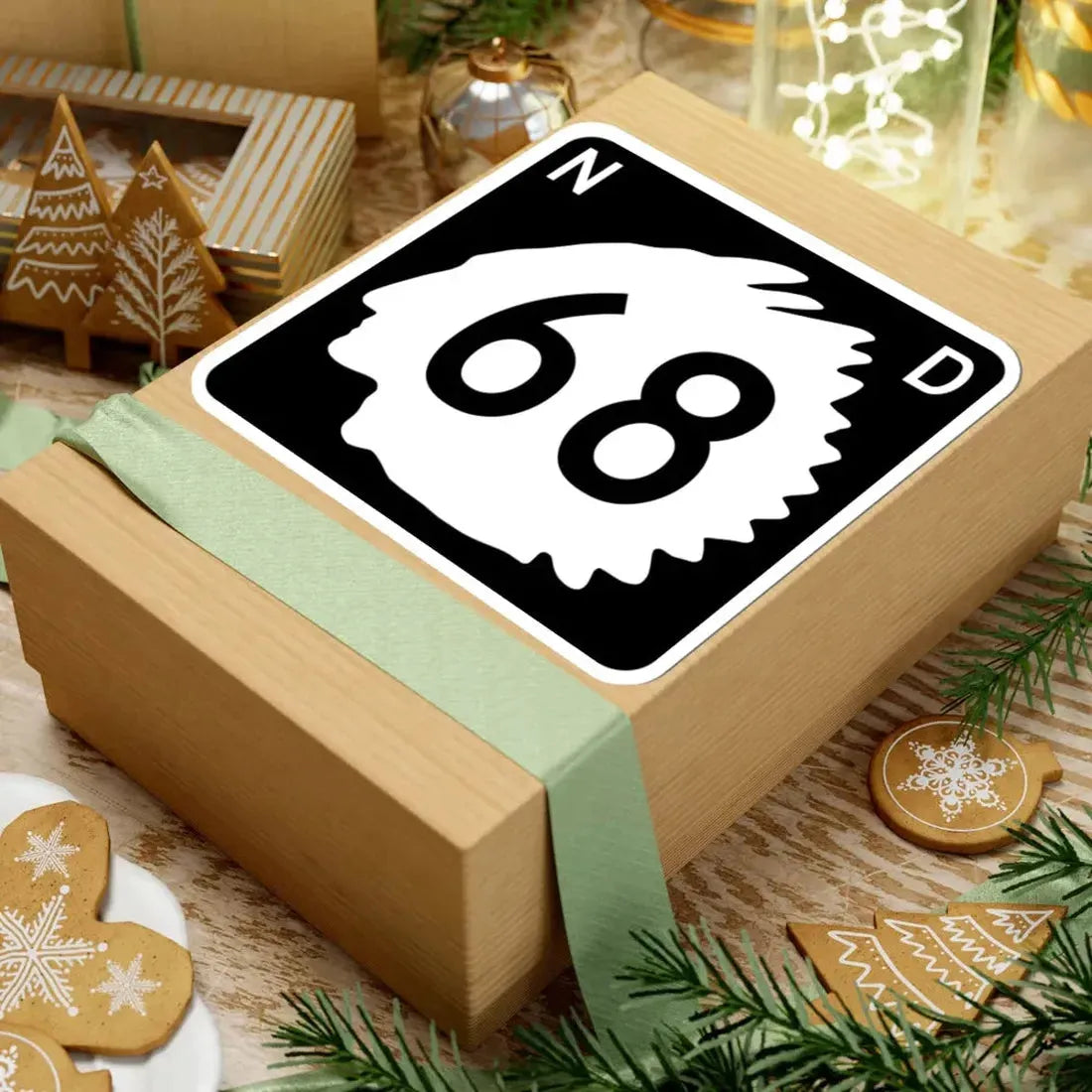 North Dakota 68 (North Dakota) (Road Sign) STICKER Vinyl Kiss-Cut Decal - The Sticker Space