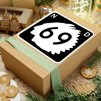 North Dakota 69 (North Dakota) (Road Sign) STICKER Vinyl Kiss-Cut Decal - The Sticker Space