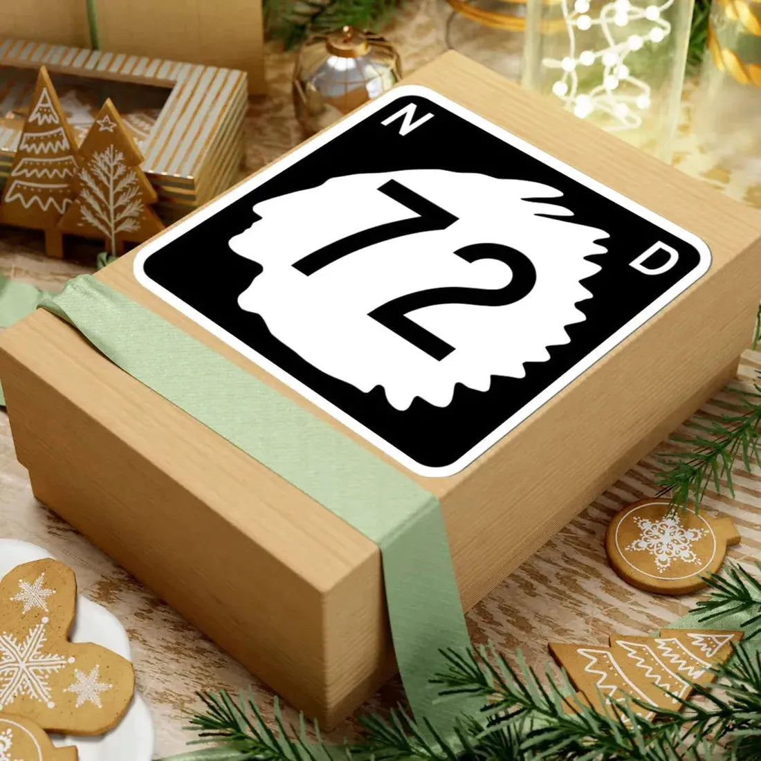 North Dakota 72 (North Dakota) (Road Sign) STICKER Vinyl Kiss-Cut Decal - The Sticker Space